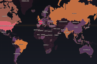 Mapa de ataques físicos contra investidores de criptomoedas