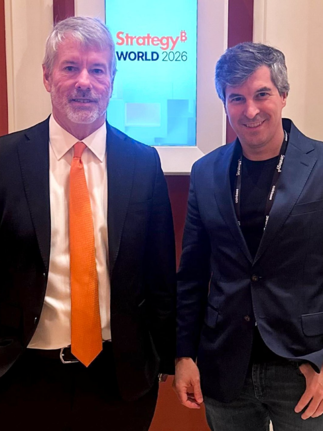 Michael Saylor e Gui Gomes